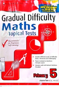 Image of Primary 5 Gradual Difficulty Maths Topical Tests